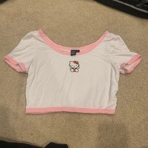 Hello kitty crop top